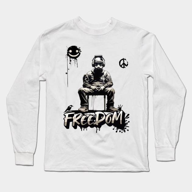 Freedom Long Sleeve T-Shirt by Kicosh